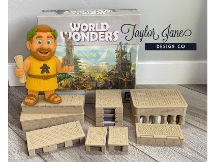 Monumenty Veku MitroCZECH insert World Wonders BoardGameHolic TaylorJaneDesignCo 00
