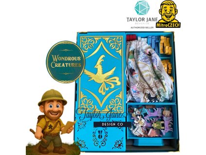 Podivuhodna stvoreni insert MitroCZECH wondrous creatures organizer BoardGameHolic 1000x1000