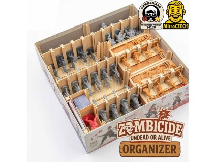 zombicide zivi nebo nemrtvi insert MitroCZECH Undead or Alive organizer BoardGameHolic 1000x1000