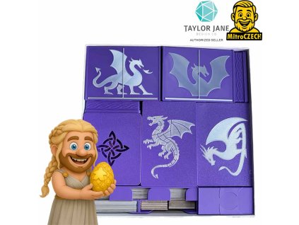 na kridlech draku ohniva akademie insert MitroCZECH wyrmspan dragon academy organizer BoardGameHolic 1000x