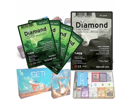 SETI Patrani po mimozemske inteligenci vesmirne agentury insert mitroczech organizer boardgameholic Search for Extraterrestrial Intelligence space agencies obaly diamond green standard tlama
