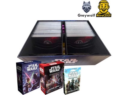 Star Wars The Deckbuilding Game Clone Wars Mandalorian insert MitroCZECH organiser BoardGameHolic Greywolf