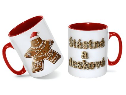 pernikovy hrnek cerveny 330ml MitroCZECH