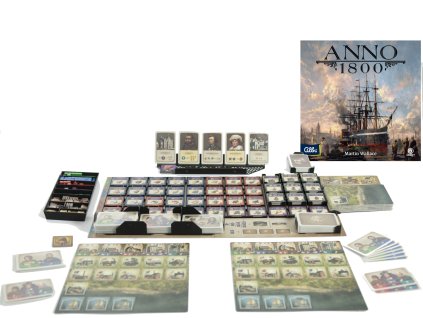 ANNO 1800 -  insert MitroCZECH organizer BoardGameHolic
