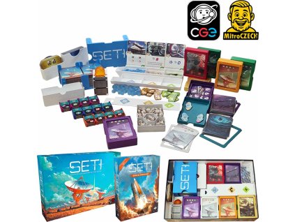 SETI Patrani po mimozemske inteligenci vesmirne agentury insert mitroczech organizer boardgameholic Search for Extraterrestrial Intelligence space agencies 1000x