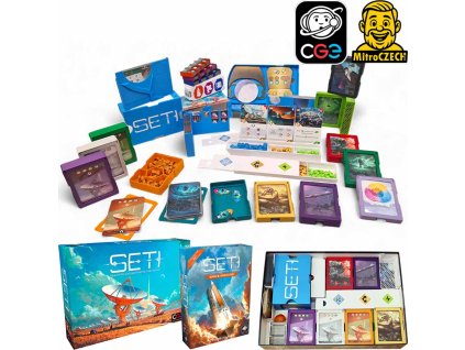 SETI Patrani po mimozemske inteligenci vesmirne agentury insert mitroczech organizer boardgameholic Search for Extraterrestrial Intelligence space agencies 1000x