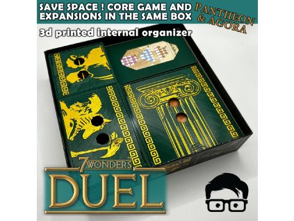 7 Divů světa: Duel -  insert MitroCZECH organizer BoardGameHolic