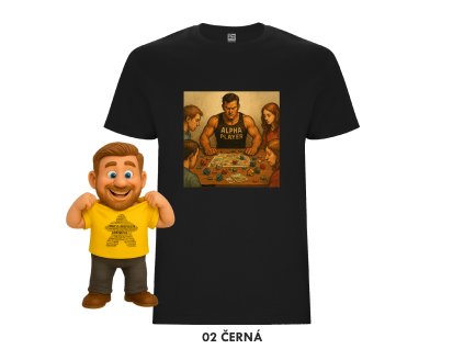 Triko MitroCZECH alpha player 02 ČERNÁ (8)