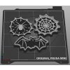 3D tisk vykrajovátko Halloween web spider bat