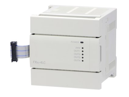 PLC, FX3U Modul regulace teploty, 4 vstupy, 4 transistor výstupy, PID smyčka