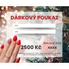 Vánoční dárkový poukaz 2500 Kč