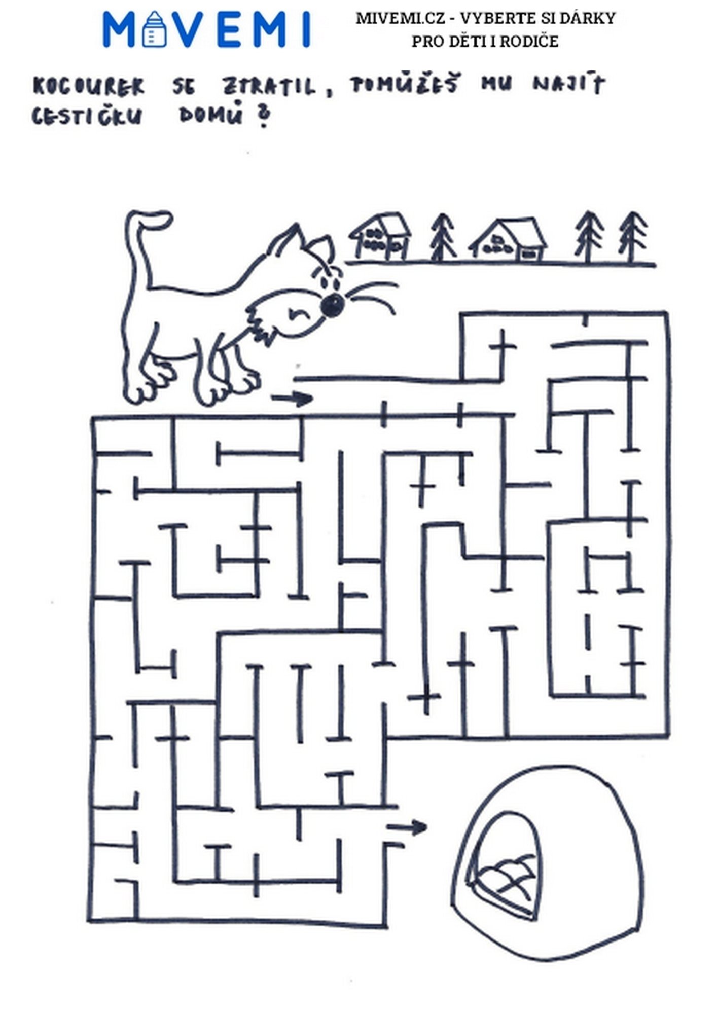 Pracovní sešit pro děti: logické úkoly, bludiště a kreslení