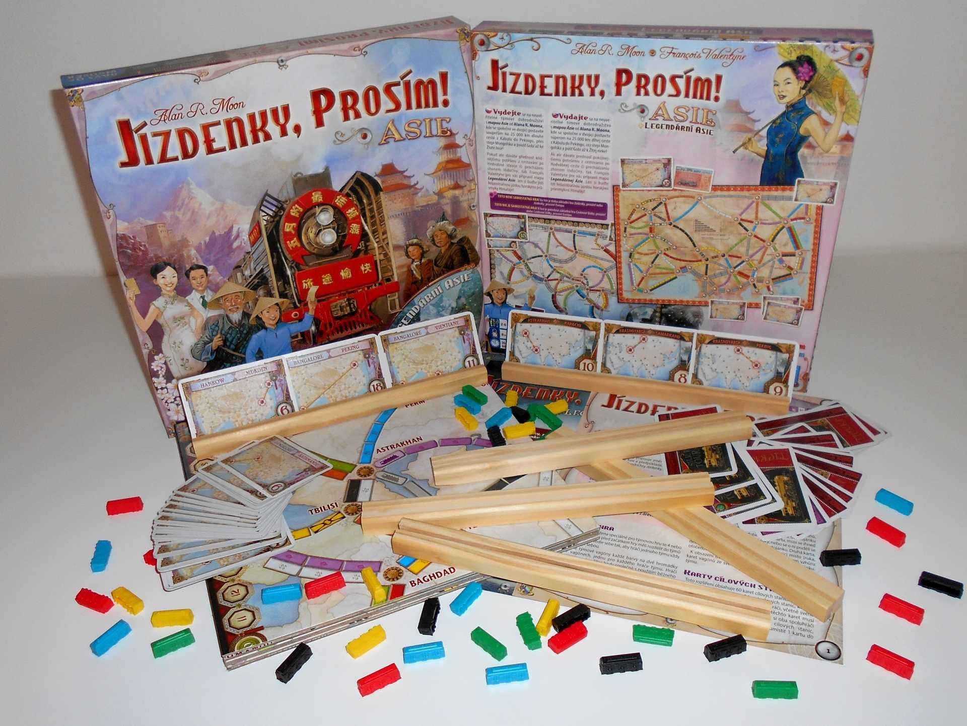 Desková hra Jízdenky, prosím!