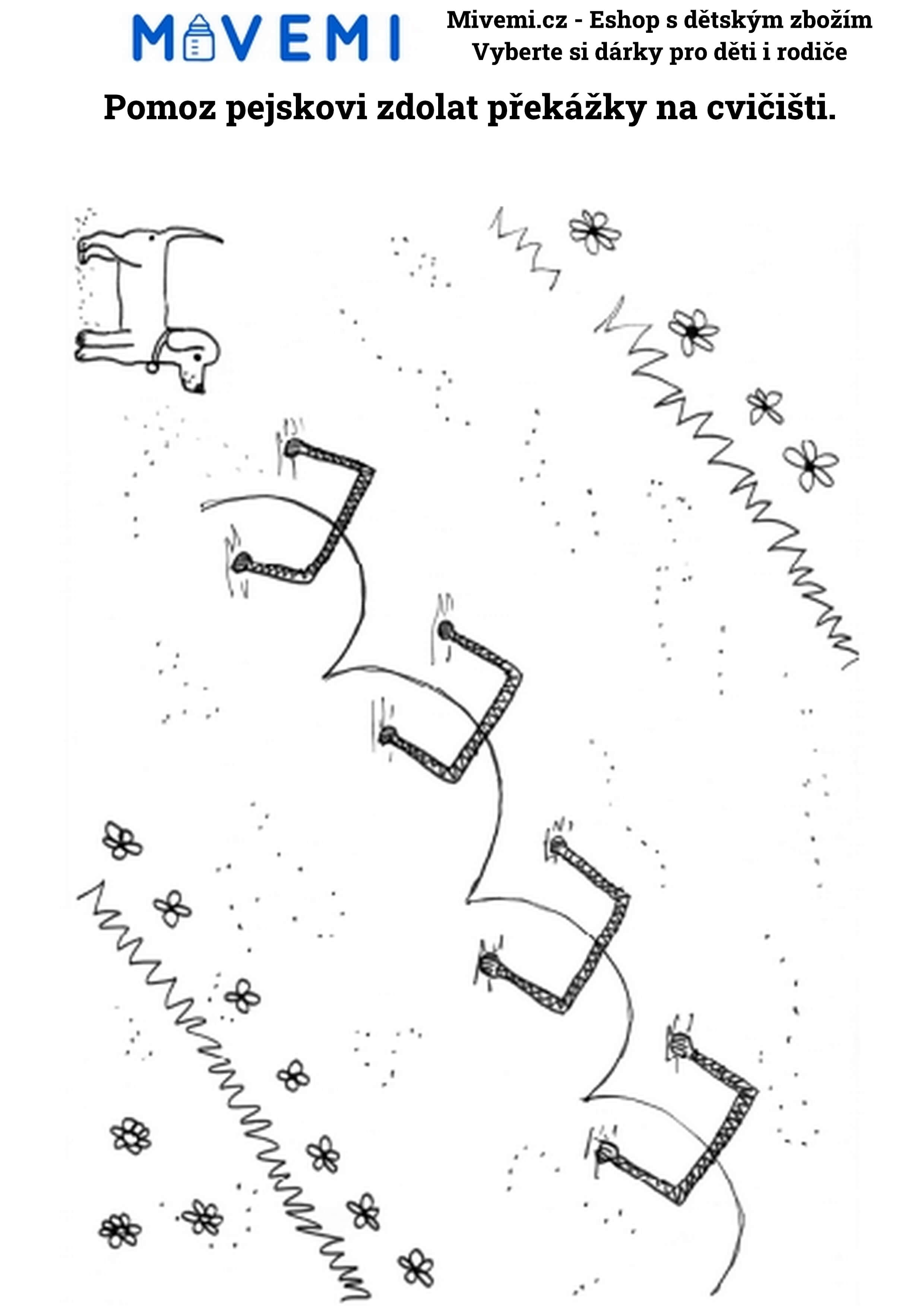 Edukativní pracovní sešit pro předškoláky pro podporu přemýšlení a koncentrace.