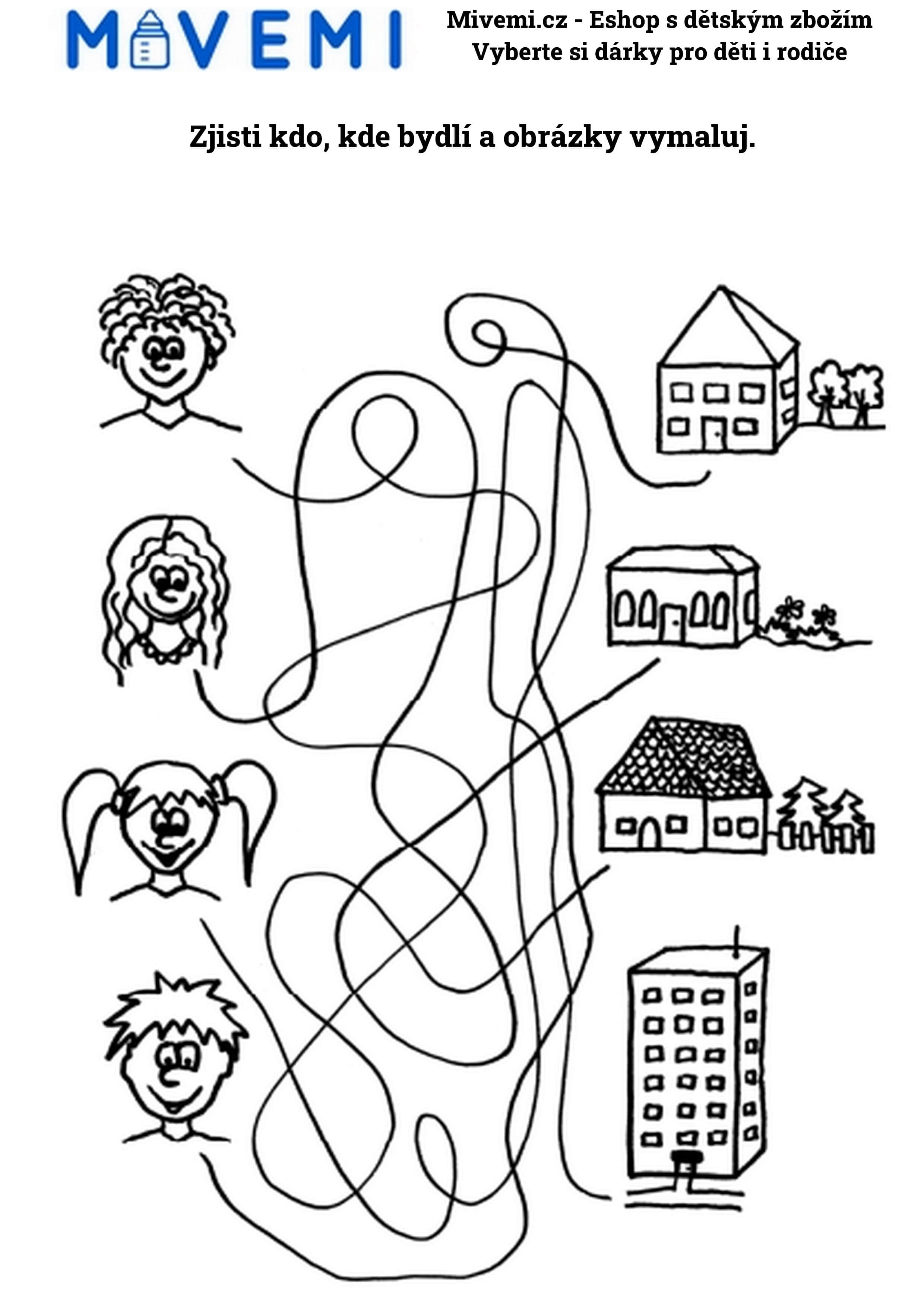 Pracovní sešit pro děti pro hravé učení doma a rozvoj kreativních schopností.