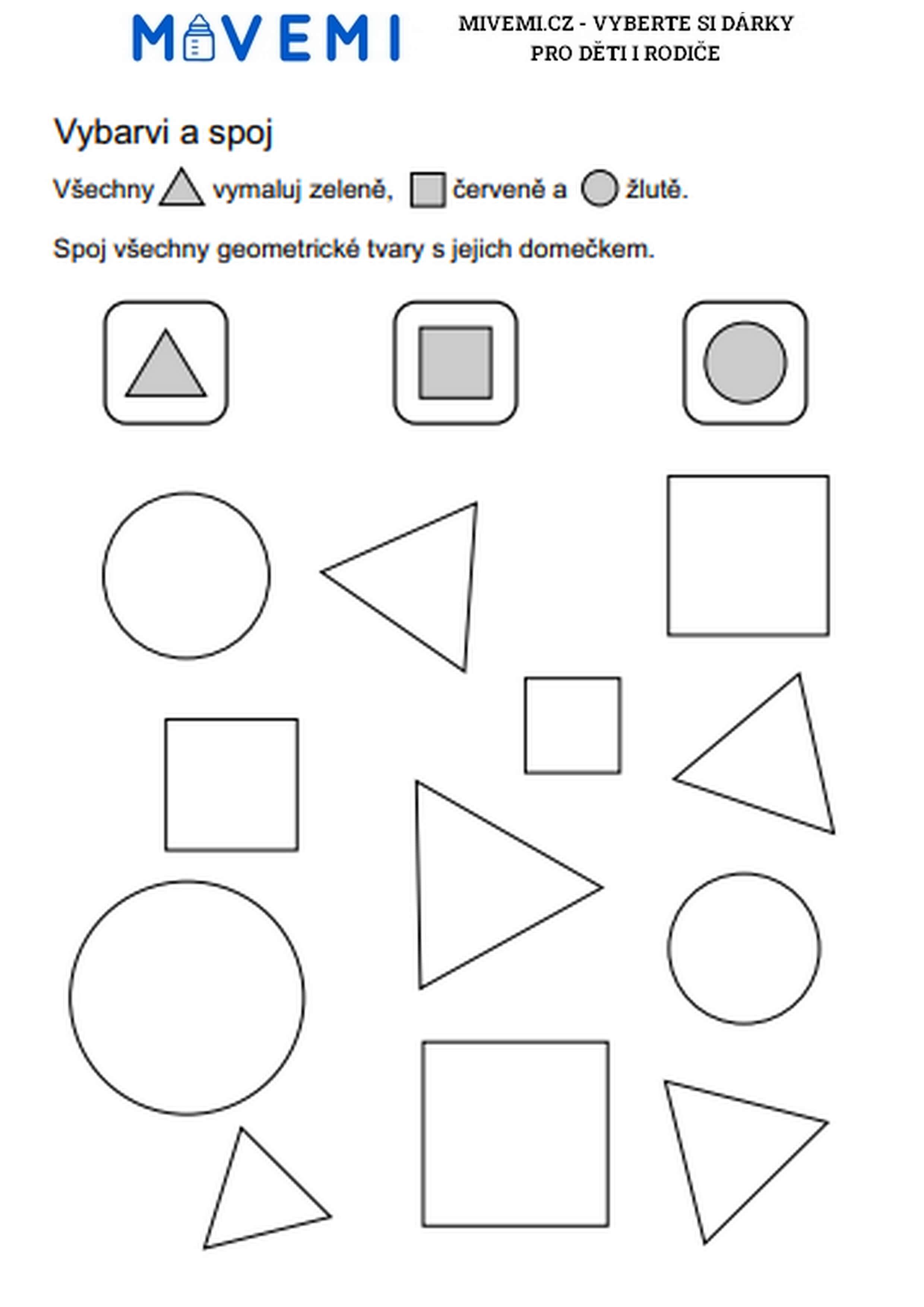 Edukativní pracovní sešit pro předškolní děti zaměřený na logiku a soustředění při učení