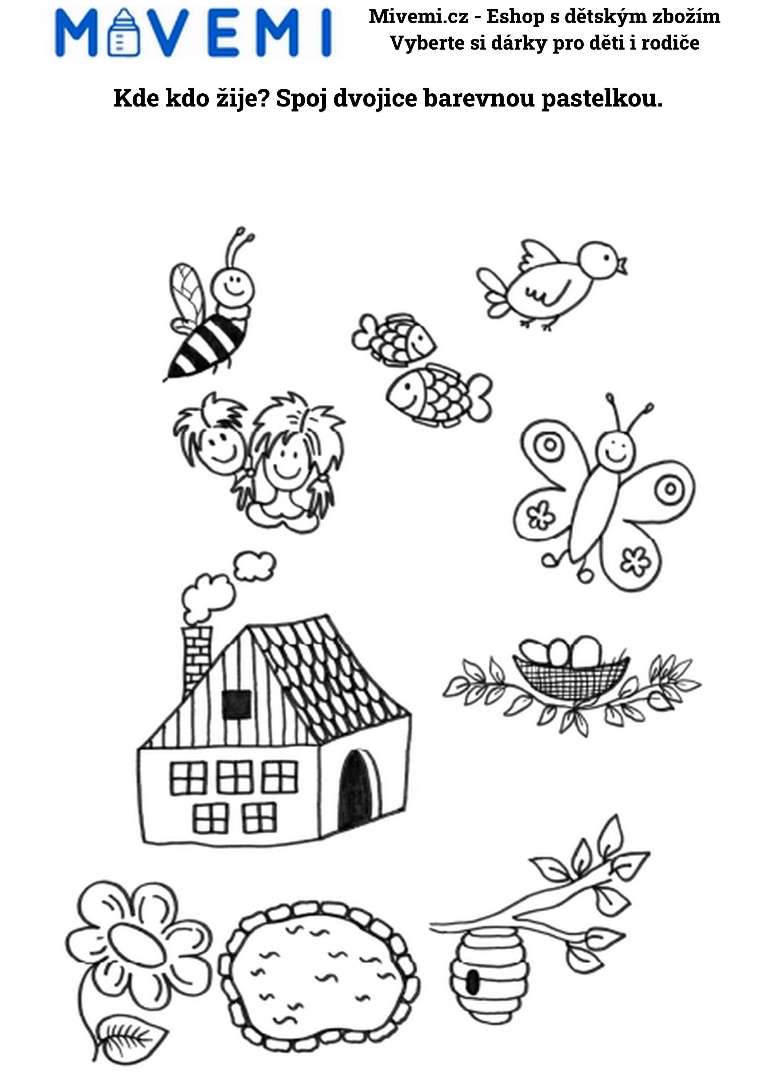 Vzdělávací pracovní sešit pro děti podporující koncentraci a pozornost během hravého učení.