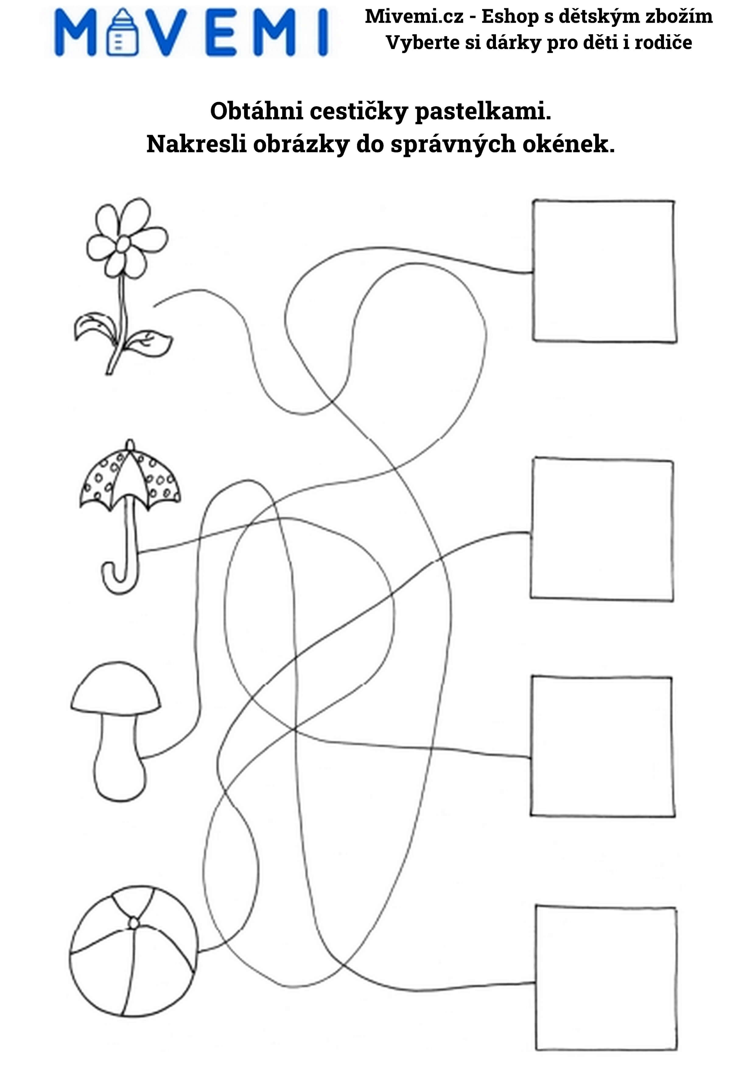 Univerzální pracovní sešit pro děti vhodný pro přípravu na školu