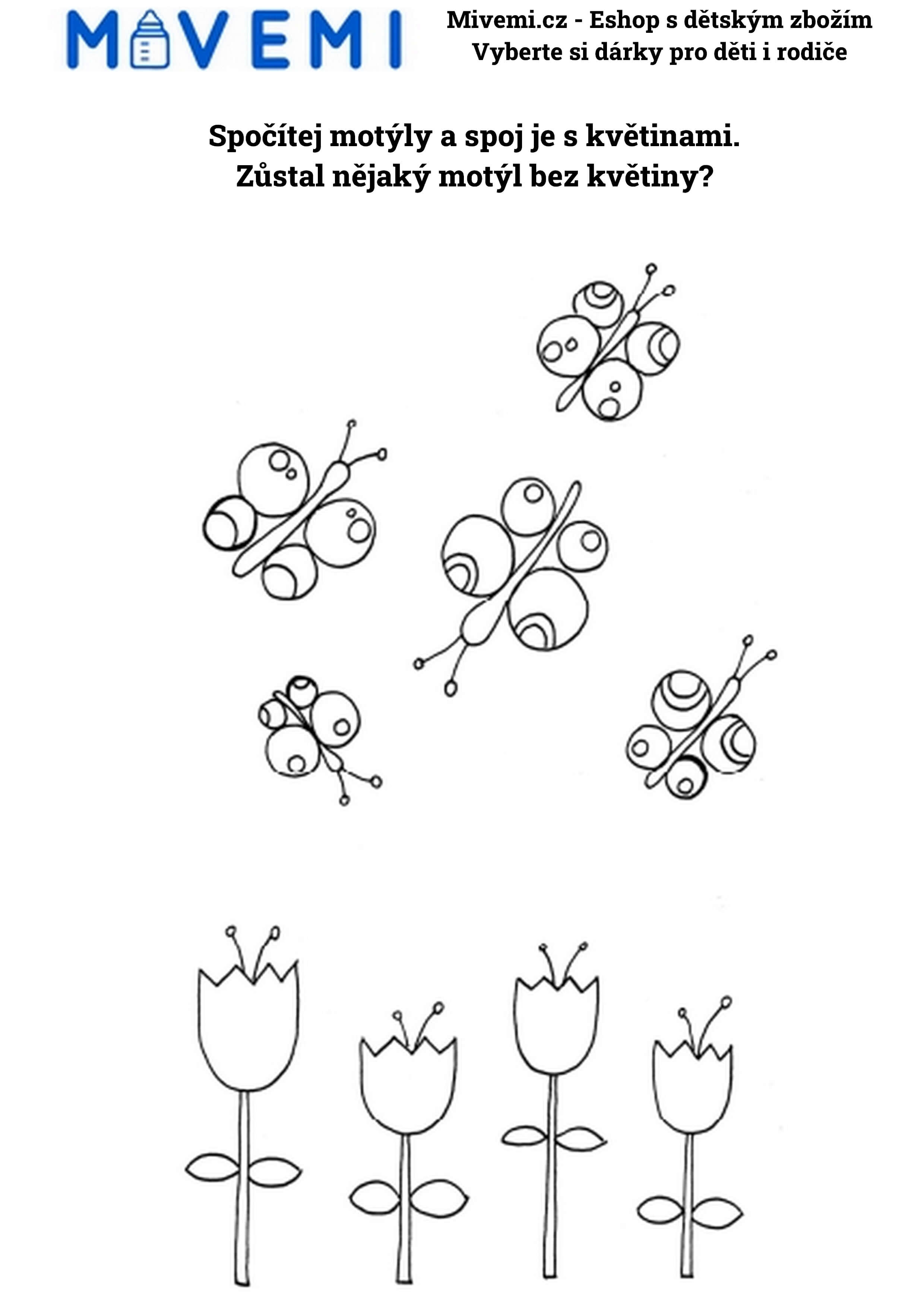 Edukativní sešit pro předškoláky pro rozvoj logického myšlení a koncentrace