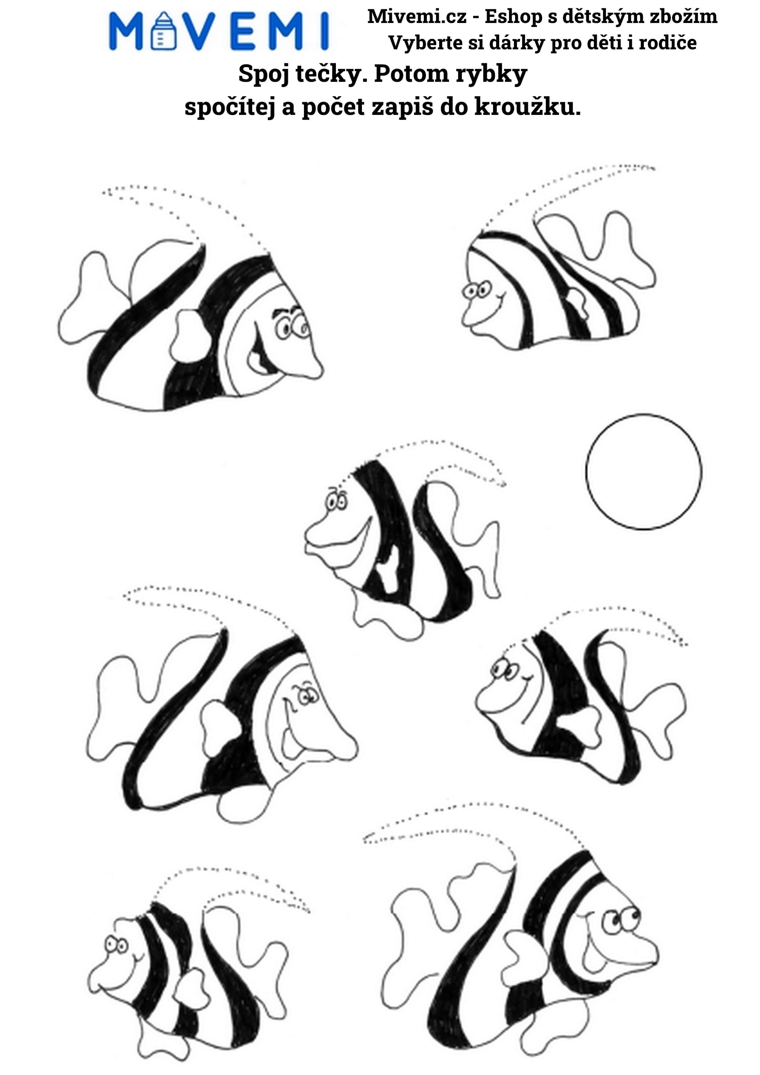 Edukativní sešit pro předškoláky s aktivitami na rozvoj koncentrace a pozornosti.