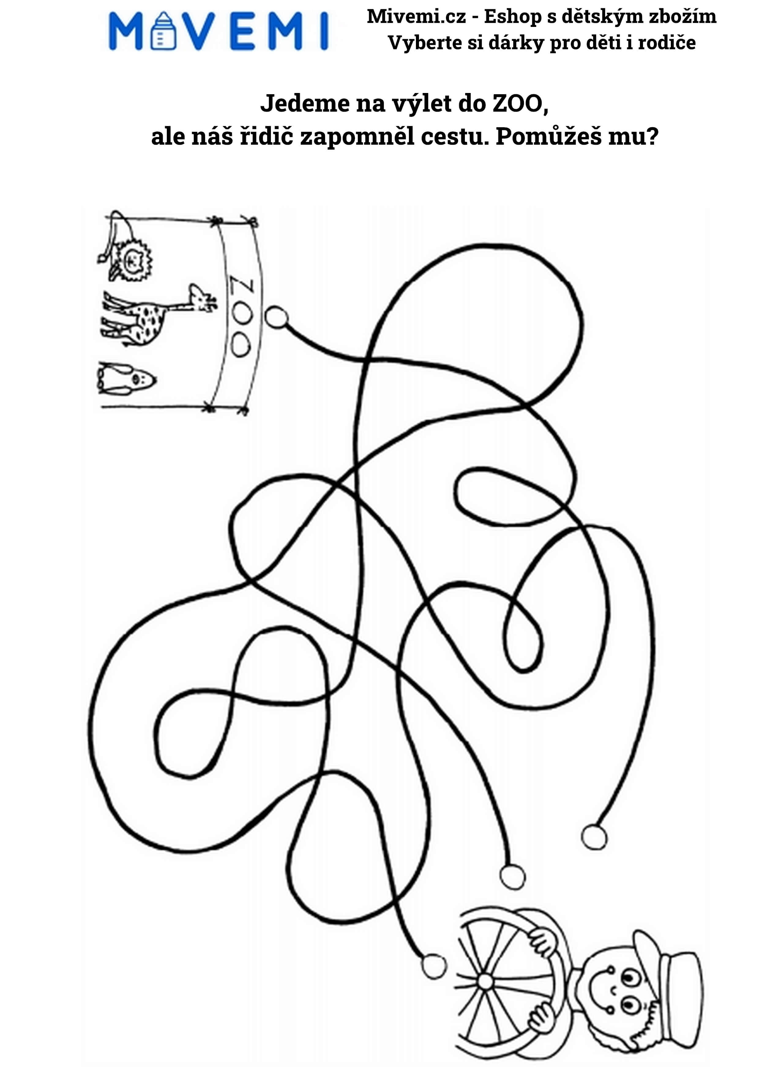 Edukativní sešit pro předškoláky pro rozvoj koncentrace a pozornosti.