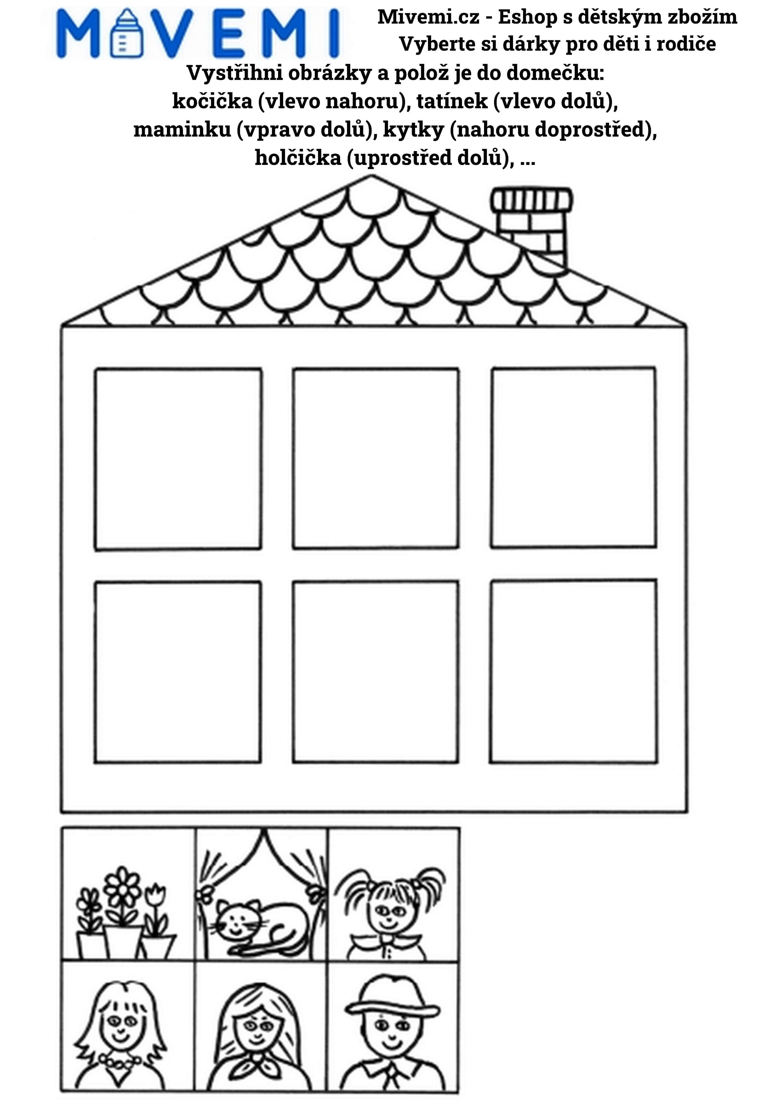 Pracovní sešit pro děti kombinující hravé učení doma a rozvoj koncentrace a pozornosti.