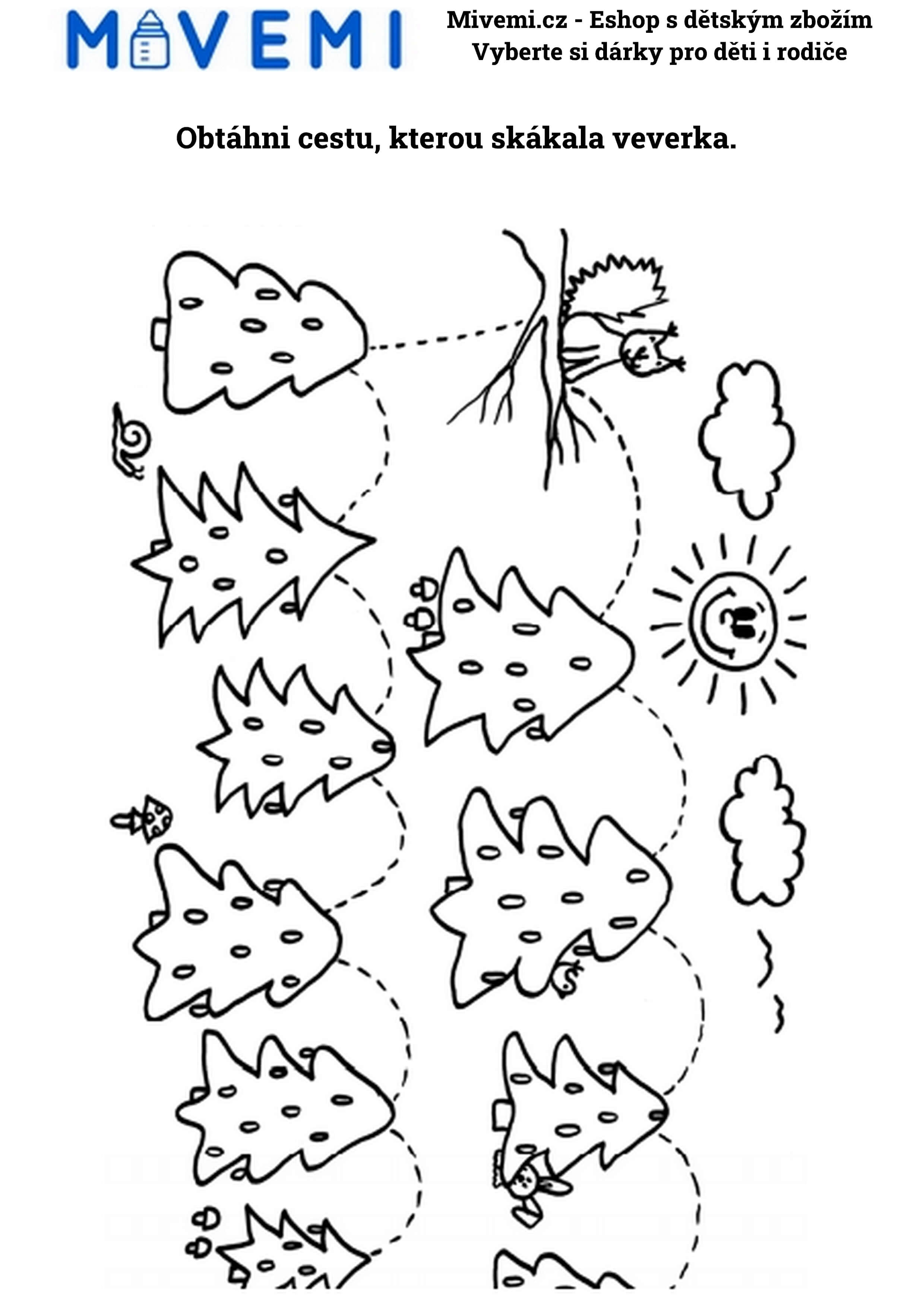 Interaktivní vzdělávací pracovní sešit pro děti pomáhající rozvíjet pozornost a logiku.