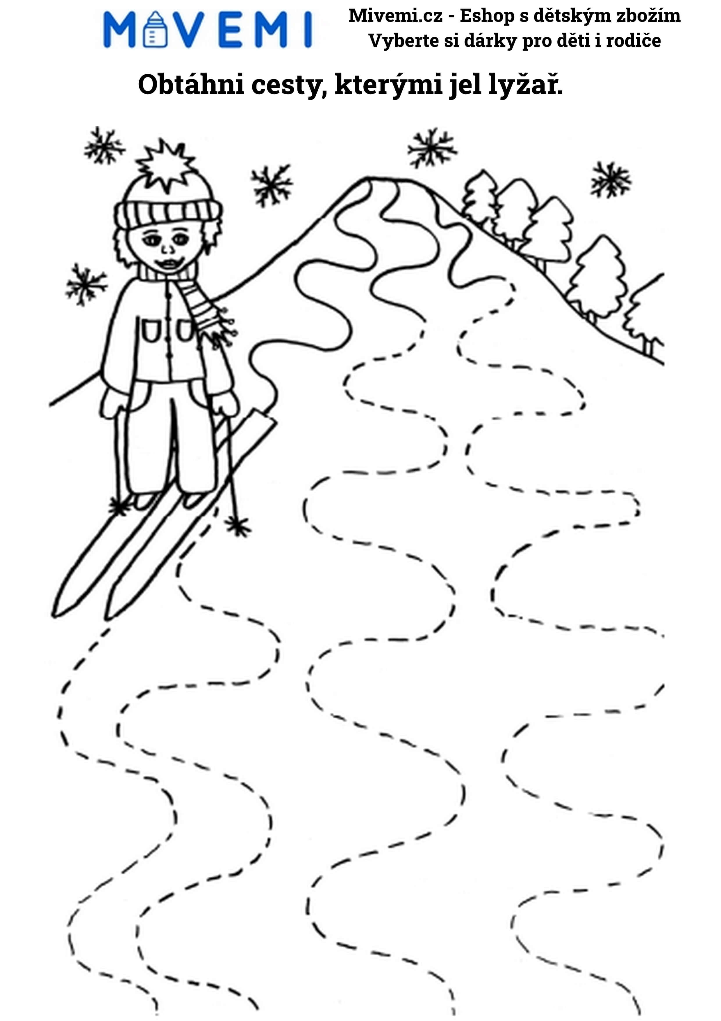 Pracovní sešit pro děti určený k podpoře soustředění, logiky a přípravy na školu