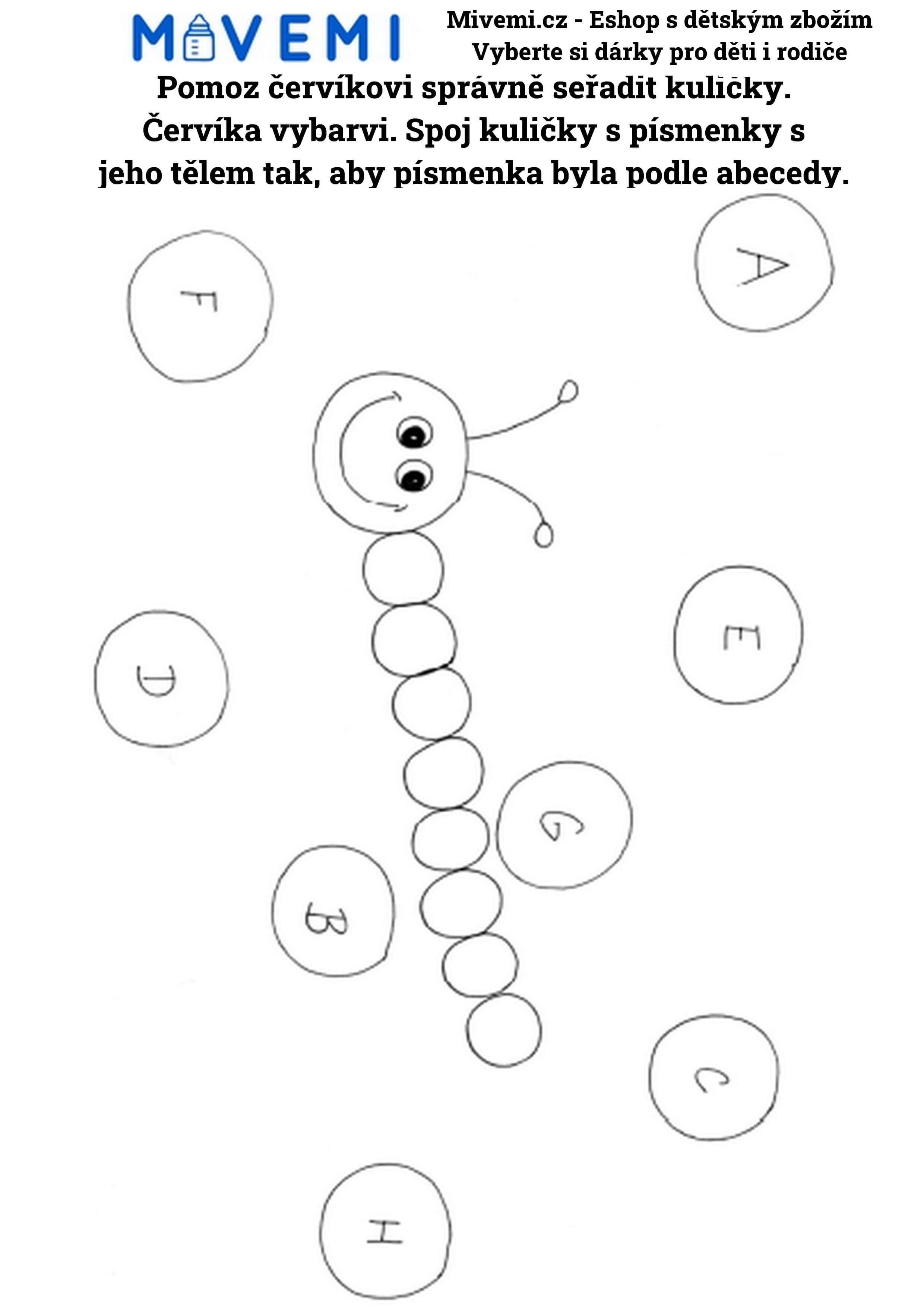 Edukativní pracovní sešit vhodný pro hravé učení doma i ve školce.