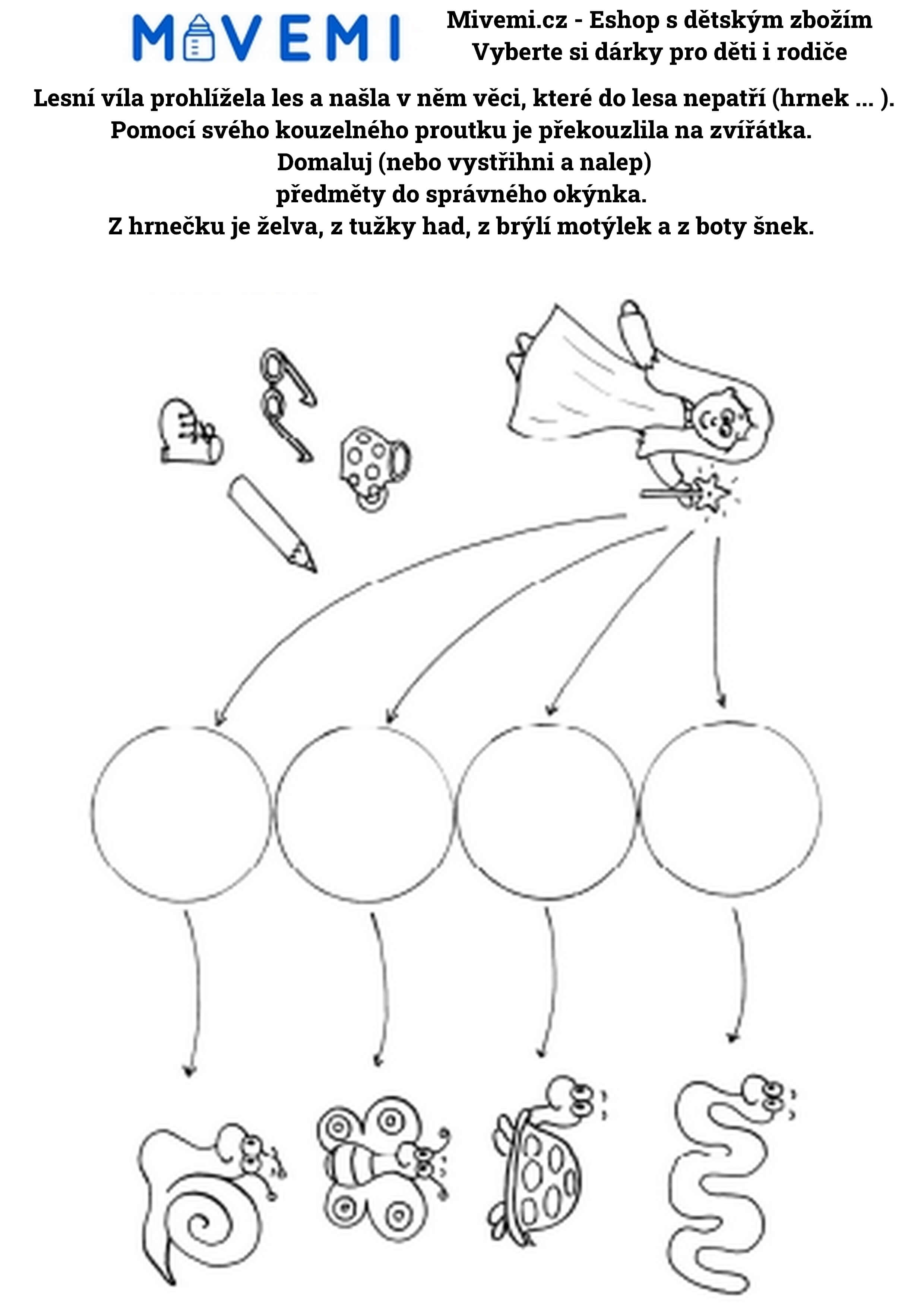 Pracovní sešit pro předškolní děti vhodný k domácímu vzdělávání a přípravě na školu