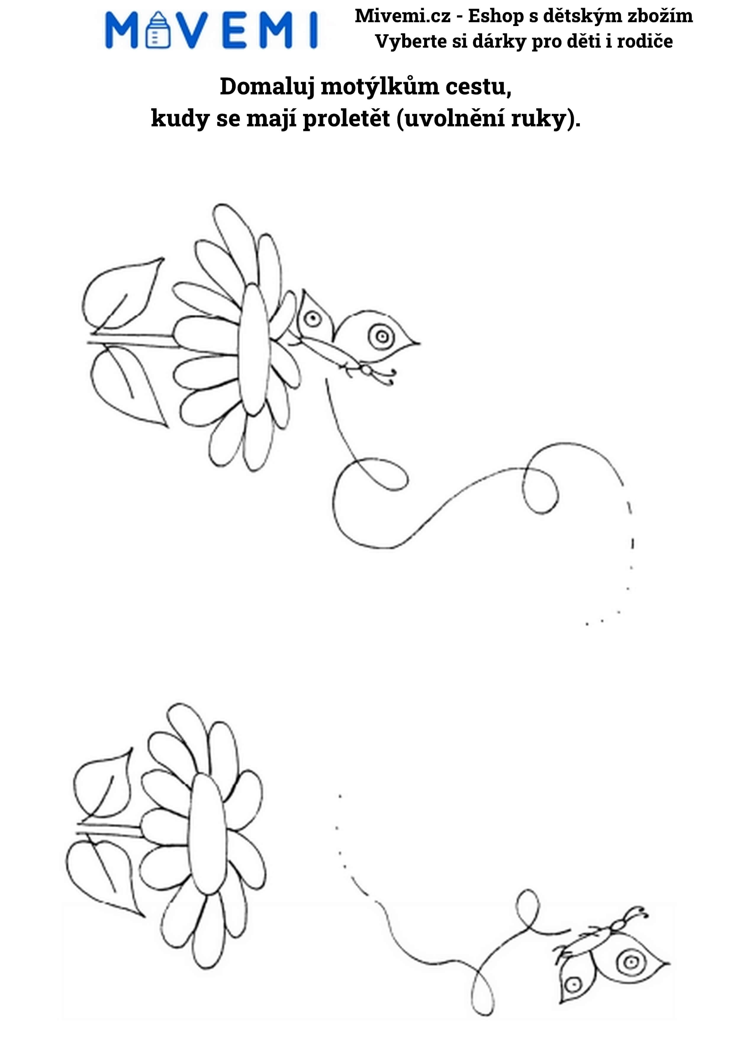 Edukativní sešit pro děti podporující rozvoj koncentrace a pozornosti.