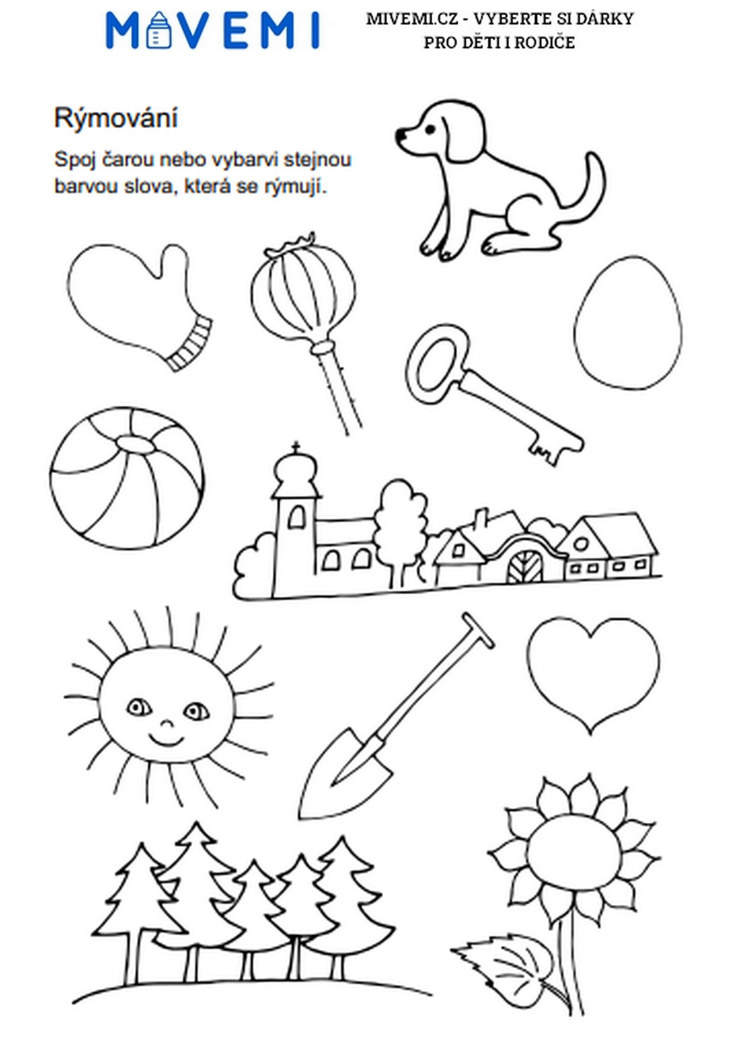 Edukativní pracovní sešit pro děti s kreativním obsahem pro podporu soustředění