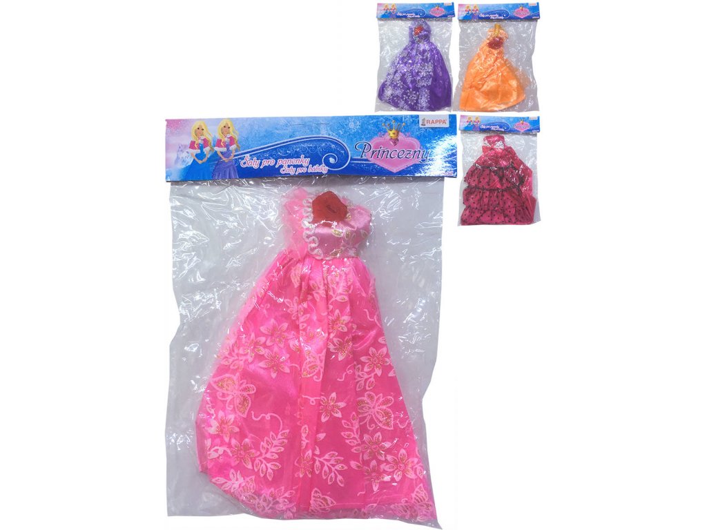 Oblečení šaty pro panenku 29cm různé druhy v sáčku