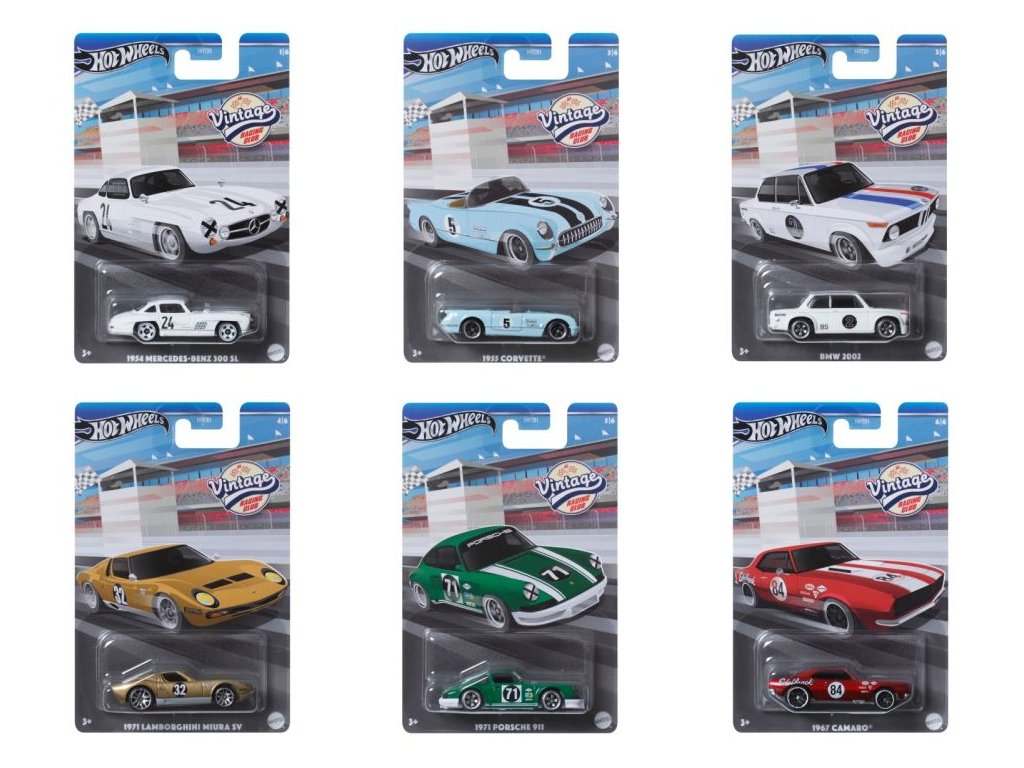 Hot Wheels tematický Vintage angličák asst