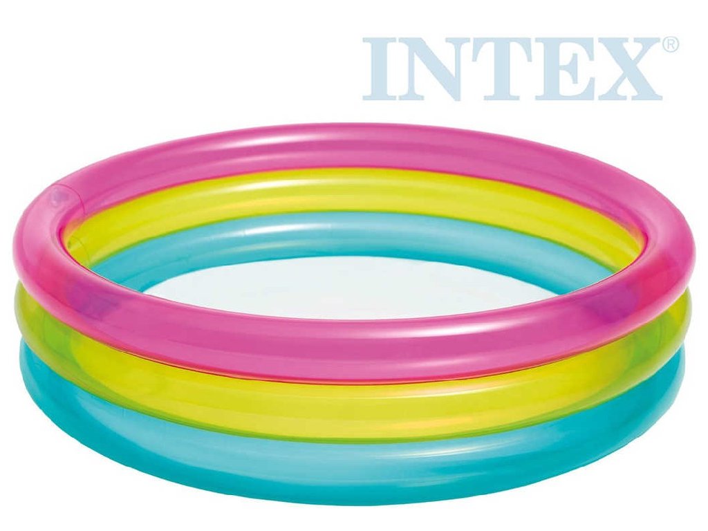 INTEX Bazének dětský kulatý 86x25cm nafukovací brouzdaliště 57104