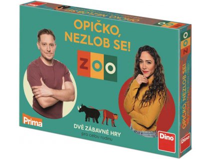 DINO Hra Opičko, nezlob se! Prima ZOO 2v1 *SPOLEČENSKÉ HRY*