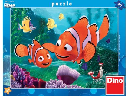 DINO Puzzle Hledá se Nemo 32x24cm set 40 dílků v krabici