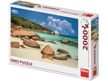 DINO Puzzle 2000 dílků Pláž foto 97x69cm skládačka