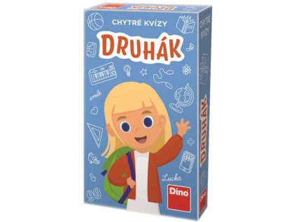 DINO Hra naučná kvízová Chytré kvízy: Druhák