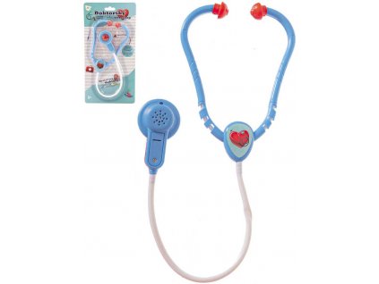 Stetoskop dětský 53cm malý doktor na baterie Světlo Zvuk plast