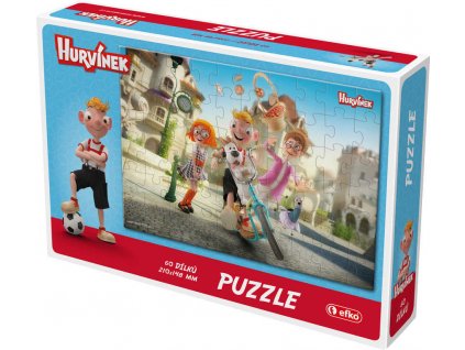 EFKO Puzzle Hurvínek I 21x15cm 60 dílků skládačka v krabici