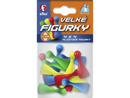 EFKO Figurky ke společenským hrám Family Velké 16 ks v sáčku