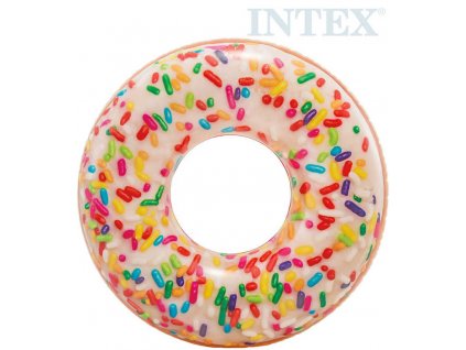 INTEX Kruh plavací donut barevný 114cm nafukovací dětské kolo do vody 56263