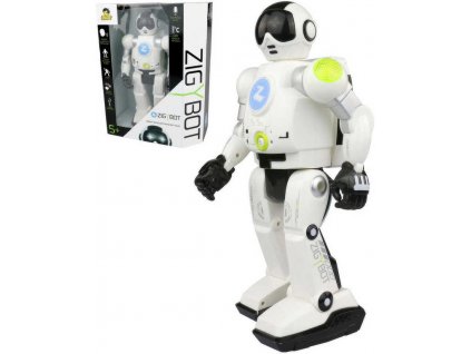 Robot Zigy interaktivní 33cm s funkcí času 17 příkazů USB zpívá vypráví tančí REC