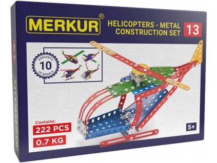 MERKUR M 013 Helikoptéra 222 dílků *KOVOVÁ STAVEBNICE*