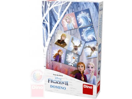 DINO Hra Domino Frozen II (Ledové Království) *SPOLEČENSKÉ HRY*