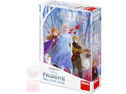DINO Hra Anna a Elsa Frozen II (Ledové Království) *SPOLEČENSKÉ HRY*
