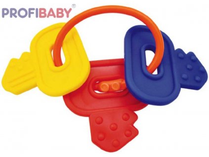 PROFIBABY Baby přívěšek plastové klíče kousátko