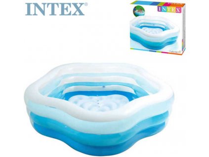 INTEX Bazén nafukovací pětiúhelník 185x180cm 56495