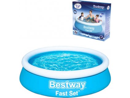 BESTWAY Bazén Fast Set samostavěcí kruhový 183x51cm rodinný 57392